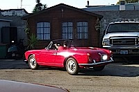 Una stupenda Giulietta Spider del 56